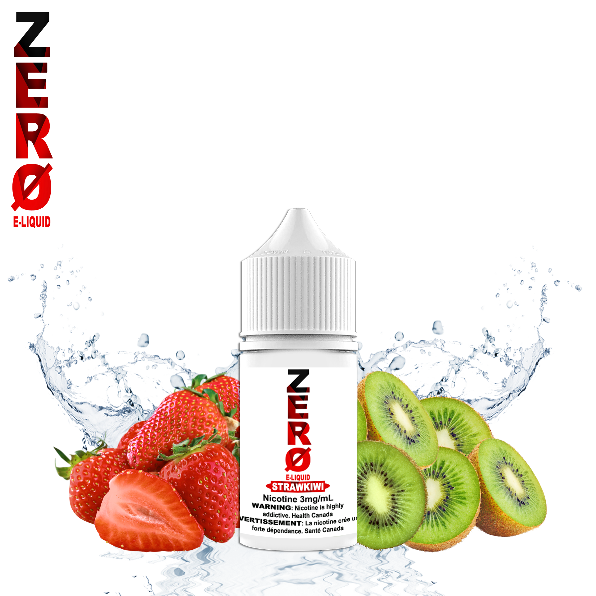 CUSTOM ZERO - STRAWKIWI 30ML