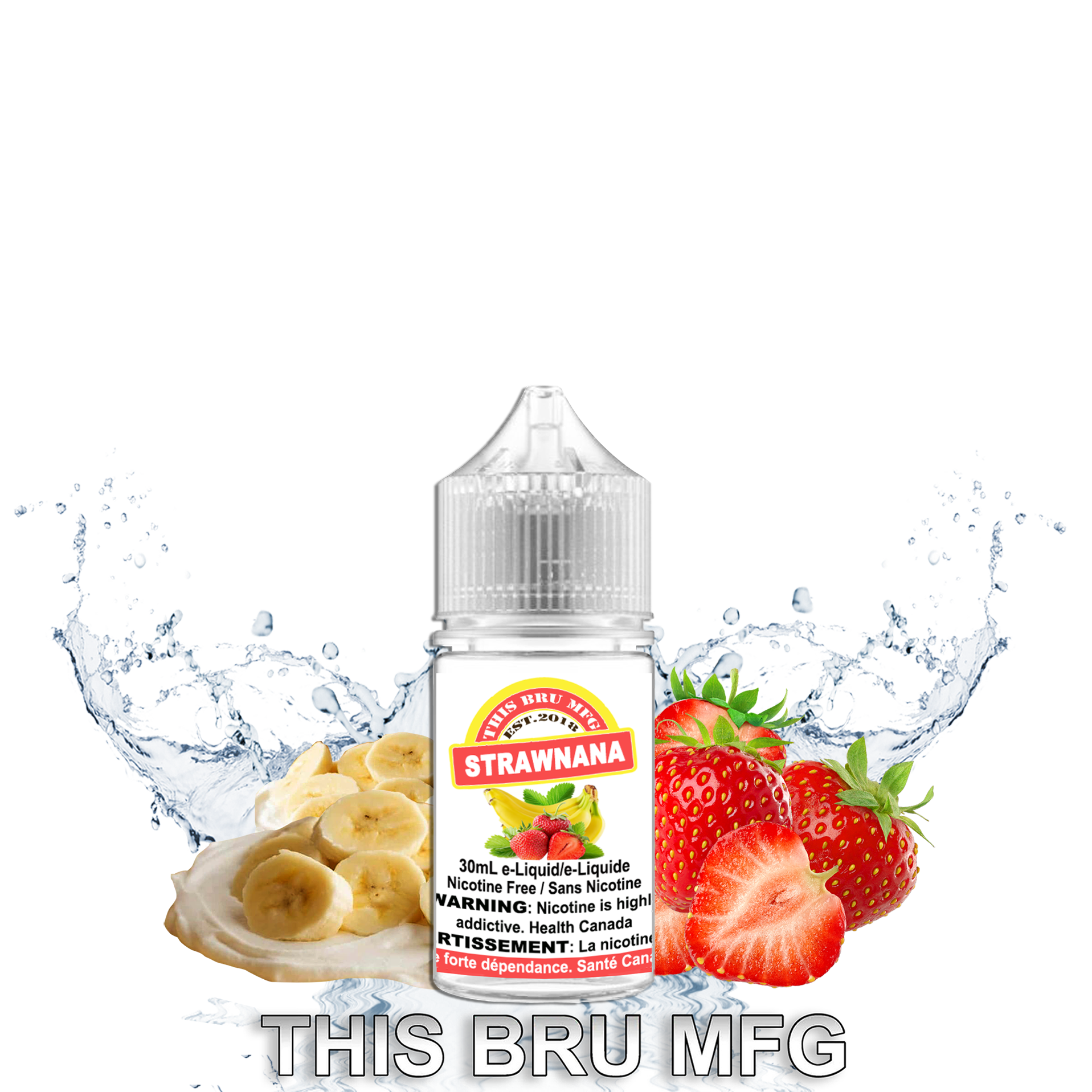 CUSTOM THIS BRU MFG - STRAWNANA 30ML