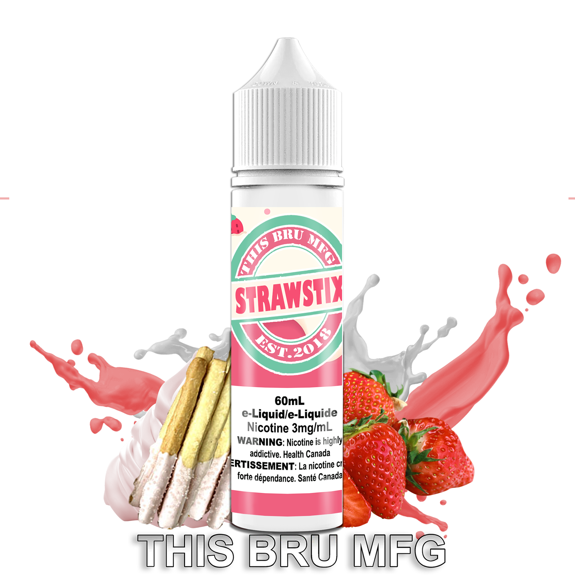 THIS BRU MFG - STRAWSTIX 60ML