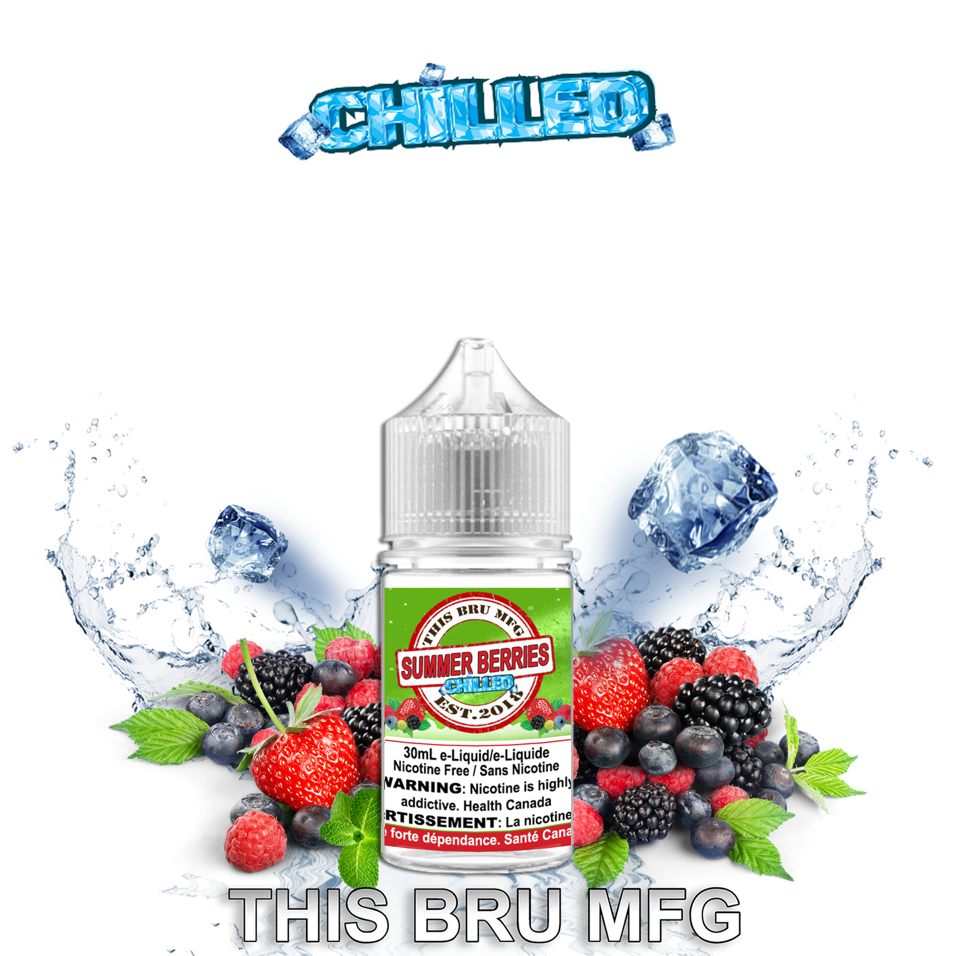 CUSTOM THIS BRU MFG - SUMMER BERRIES CHILLED 30ML