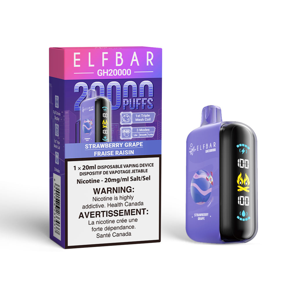 ELF BAR GH20000 STRAWBERRY GRAPE 20MG