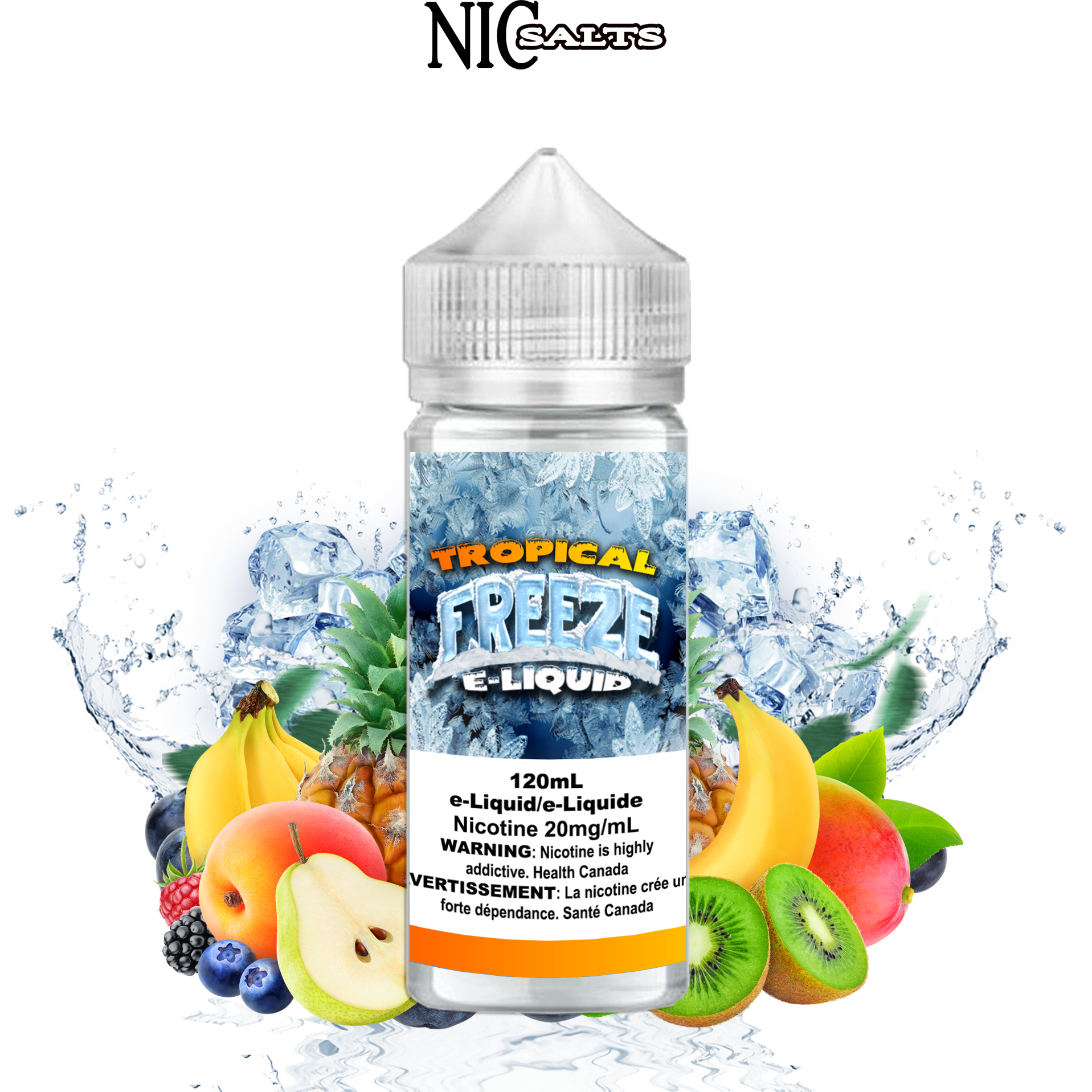 CUSTOM FREEZE SALT - TROPICAL 120ML