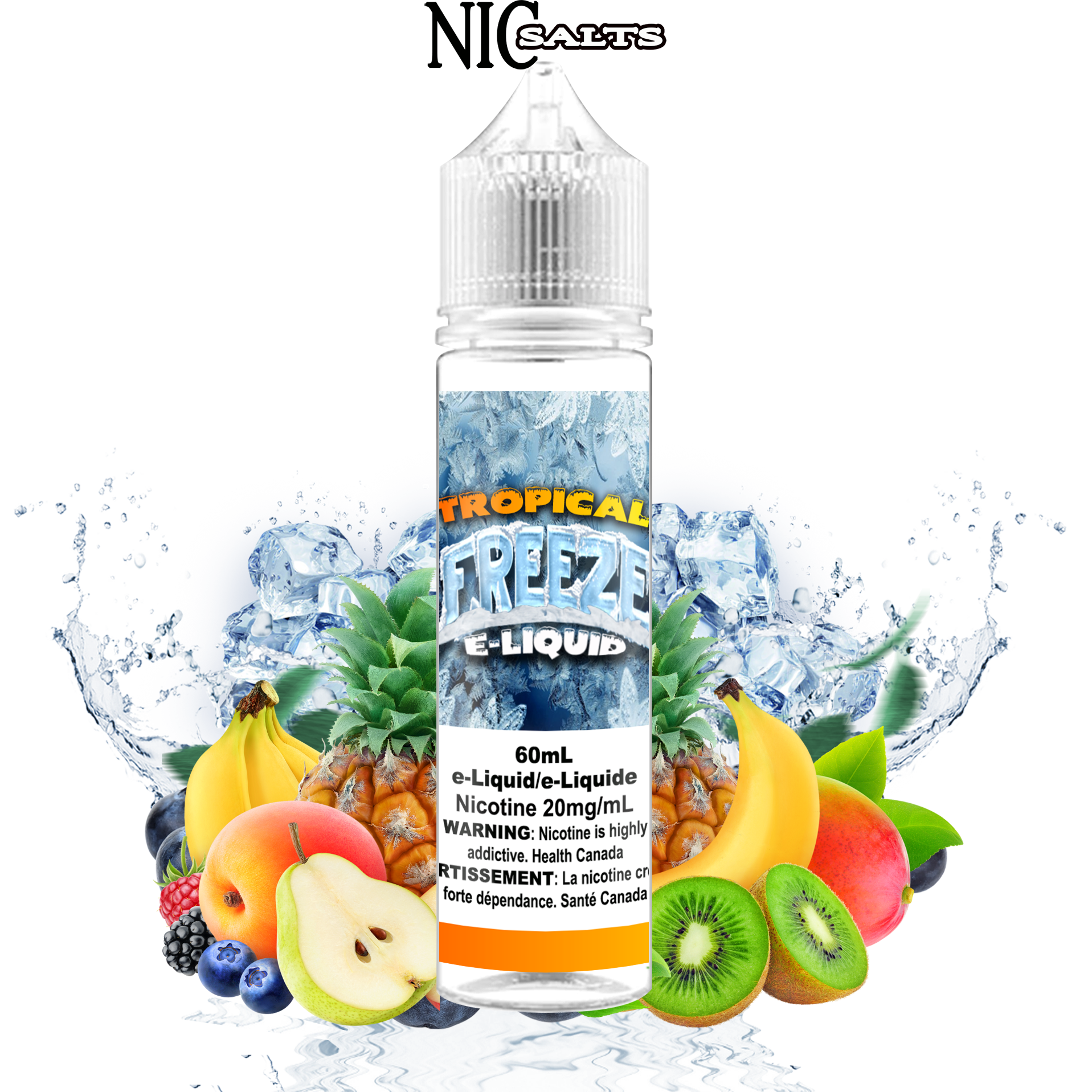 CUSTOM FREEZE SALT - TROPICAL 60ML