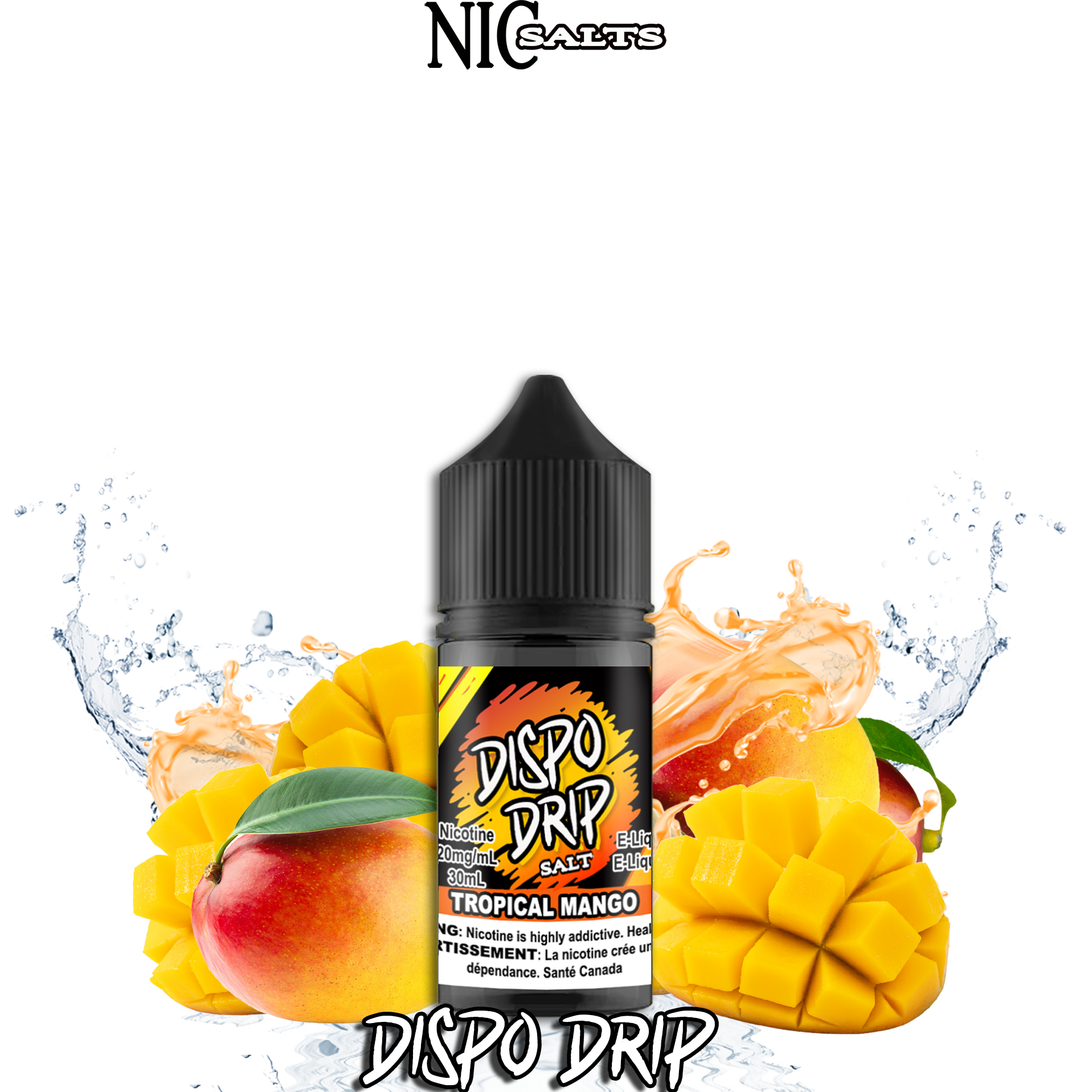 CUSTOM DISPO DRIP SALT - TROPICAL MANGO 30ML