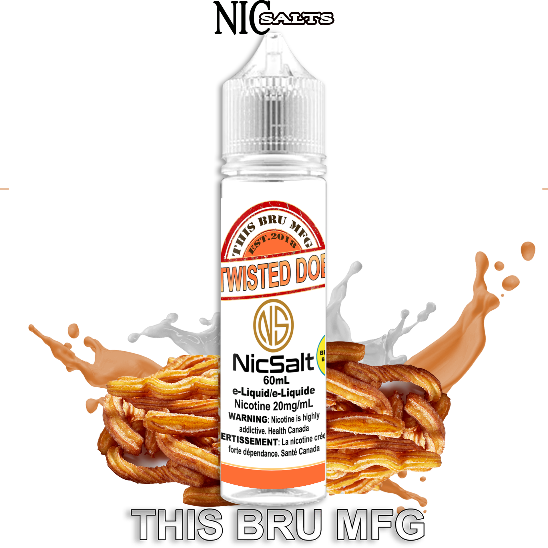 CUSTOM THIS BRU MFG SALT - TWISTED DOE 60ML