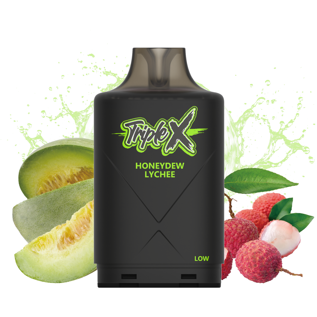 TRIPLE X 40K POD HONEYDEW LYCHEE 20MG