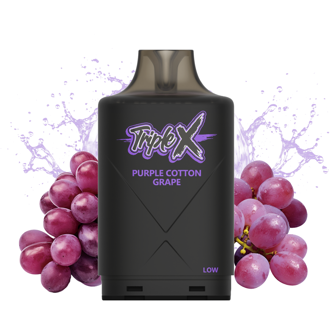 TRIPLE X 40K PURPLE COTTON GRAPE 20MG