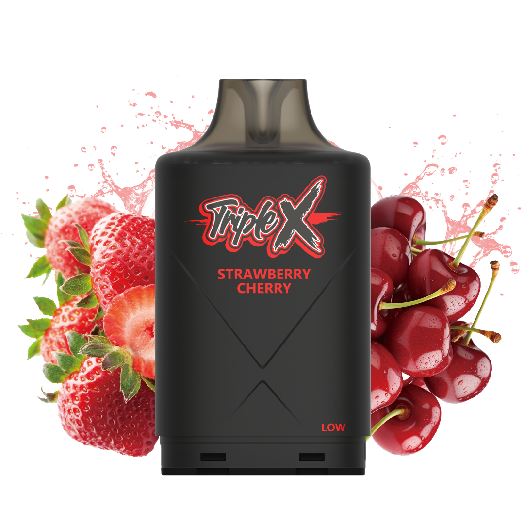 TRIPLE X 40K POD STRAWBERRY CHERRY 20MG