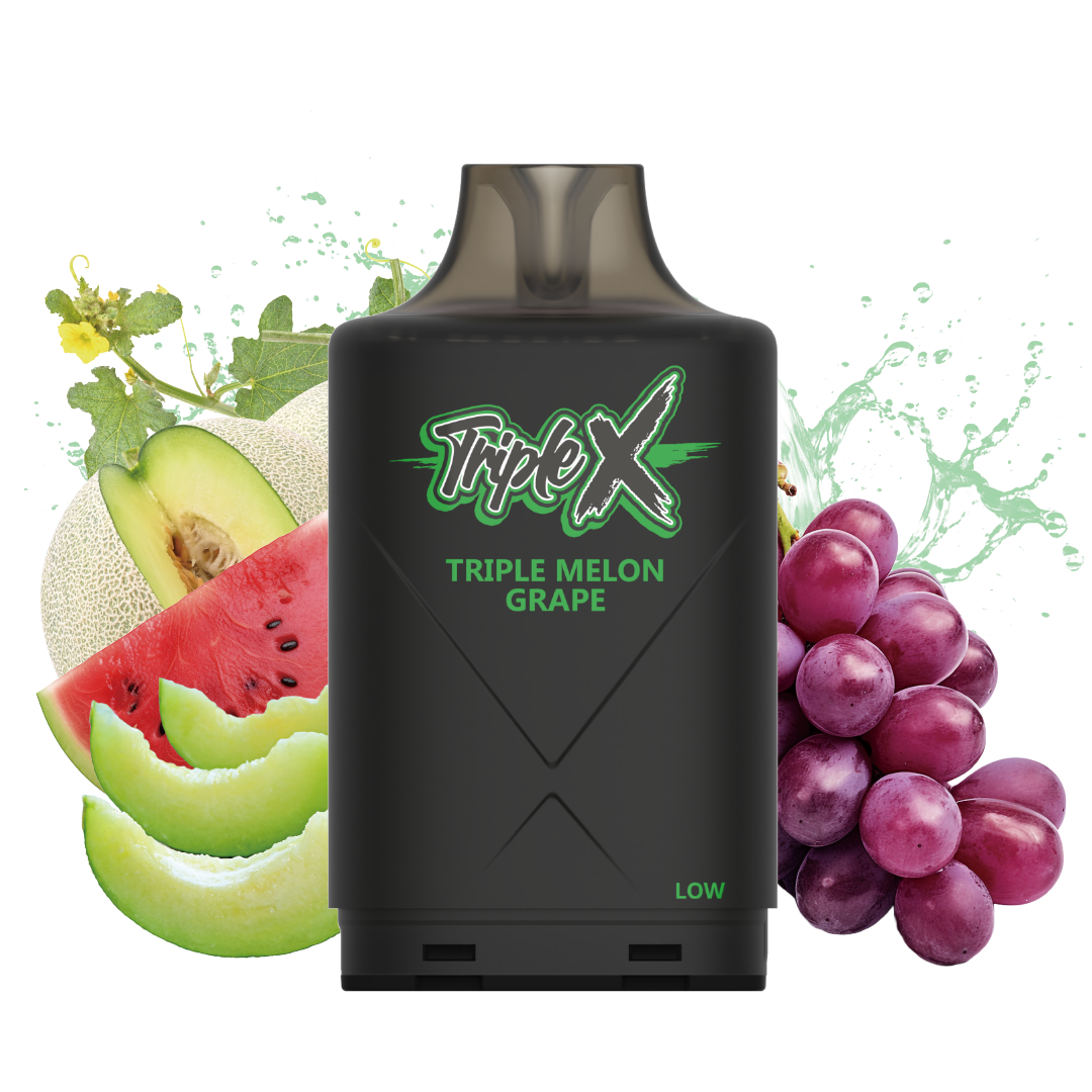 TRIPLE X 40K POD TRIPLE MELON GRAPE 20MG