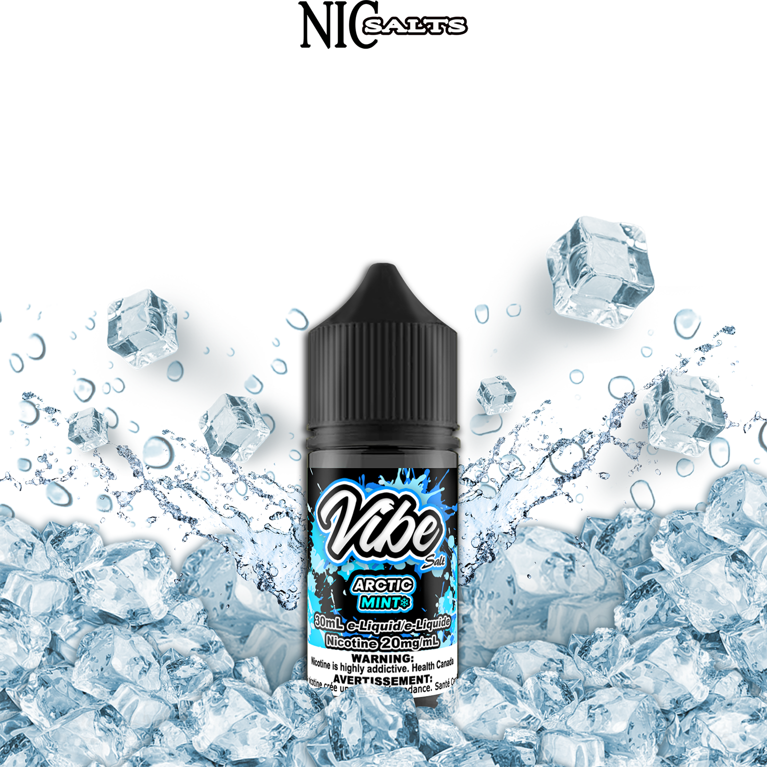 CUSTOM VIBE SALT - ARCTIC MINT 30ML