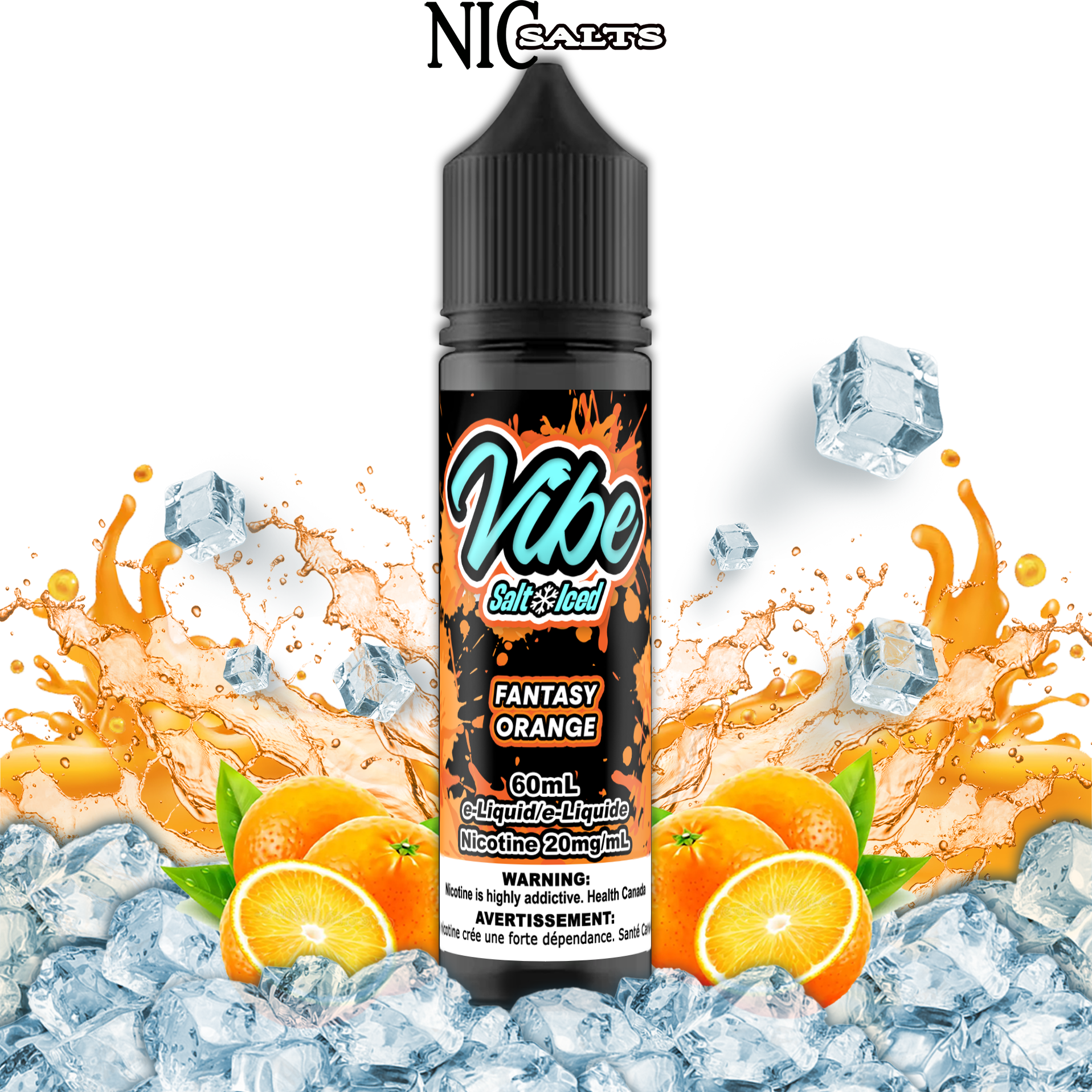VIBE SALT FANTASY ORANGE 60ML