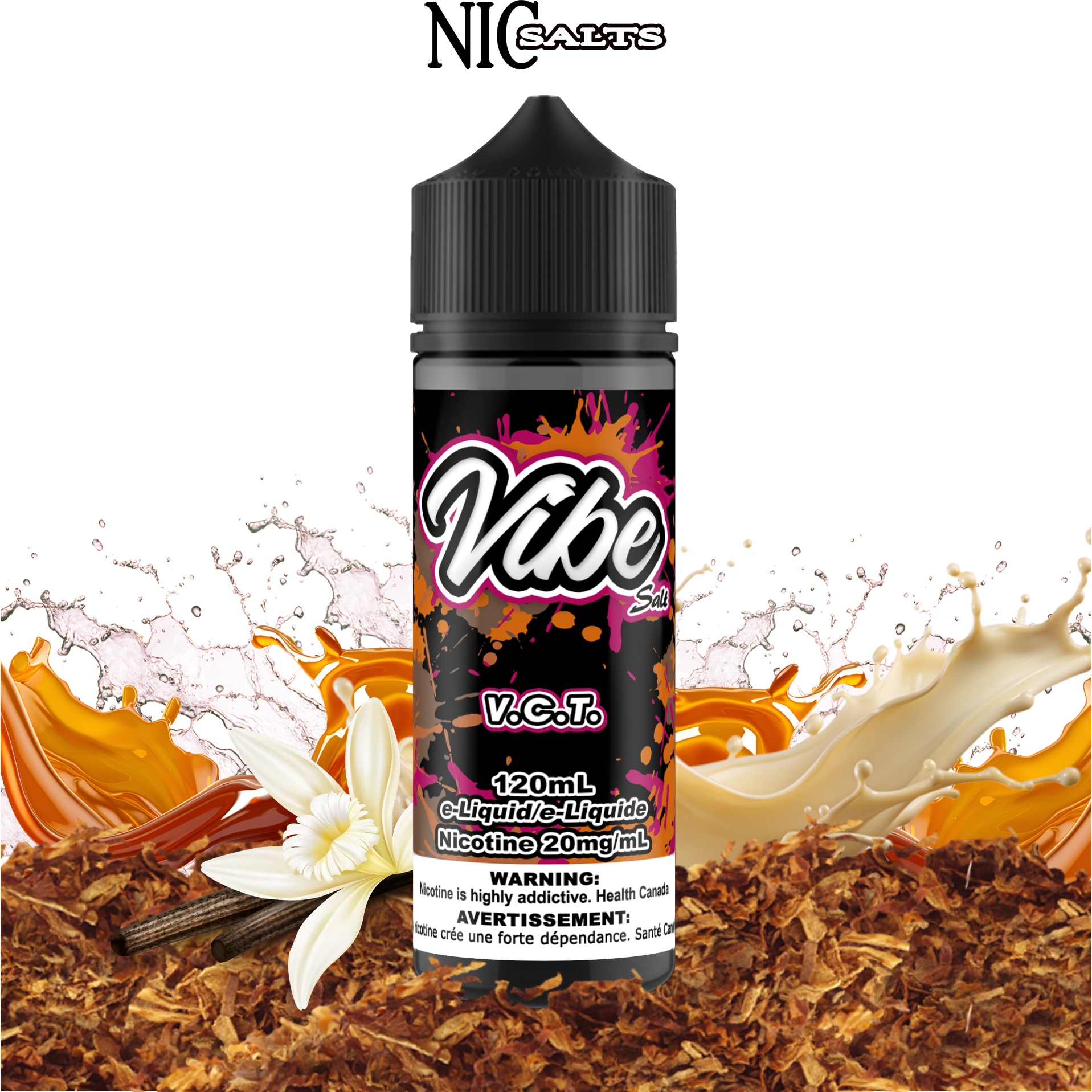 CUSTOM VIBE SALT - V.C.T. 120ML