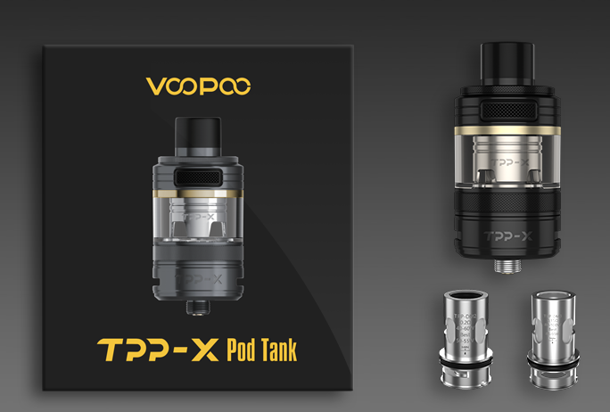 VOOPOO TPP-X 510 TANK KIT BLACK 5.0ML