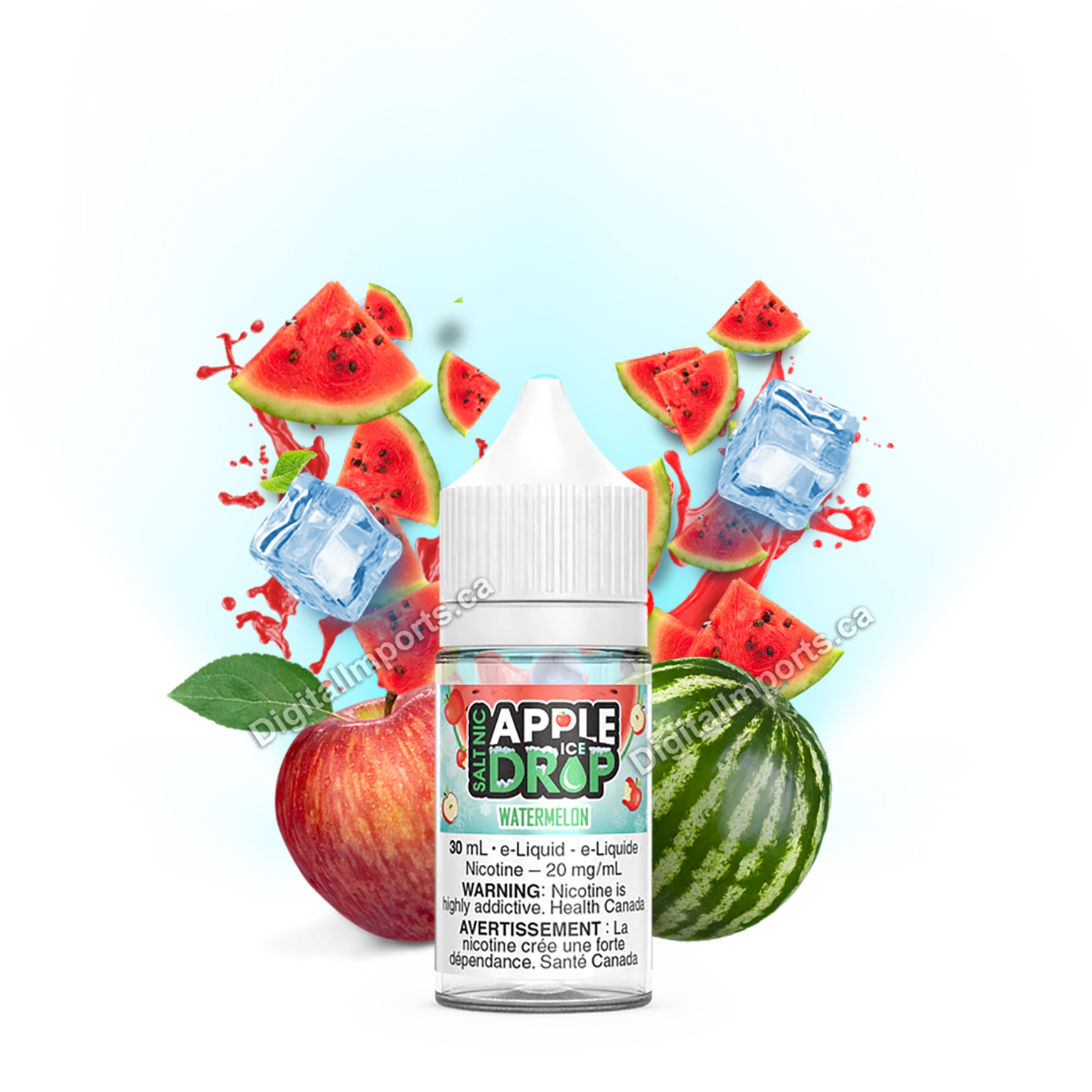 APPLE DROP ICE SALT - WATERMELON