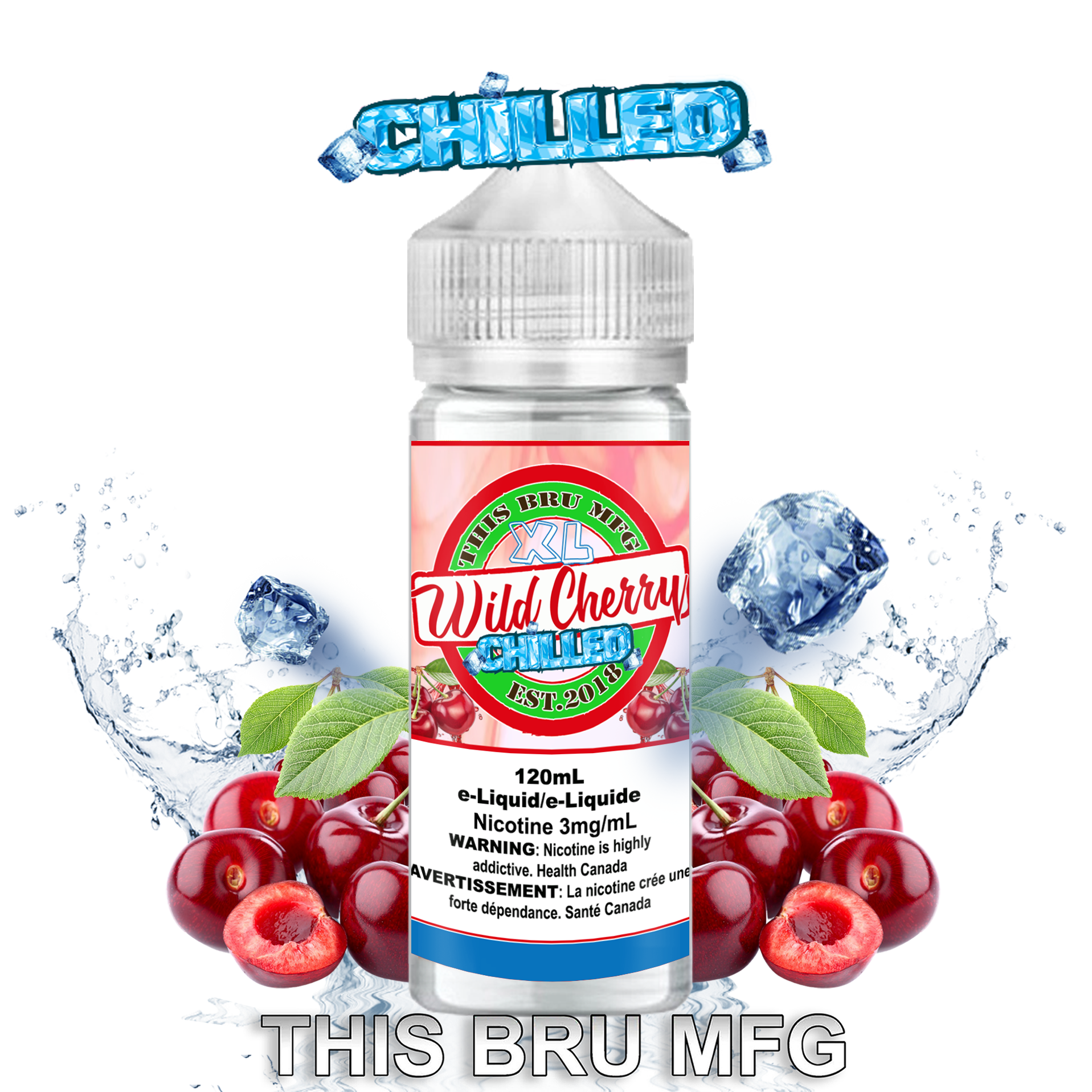 CUSTOM THIS BRU MFG - WILD CHERRY CHILLED 120ML