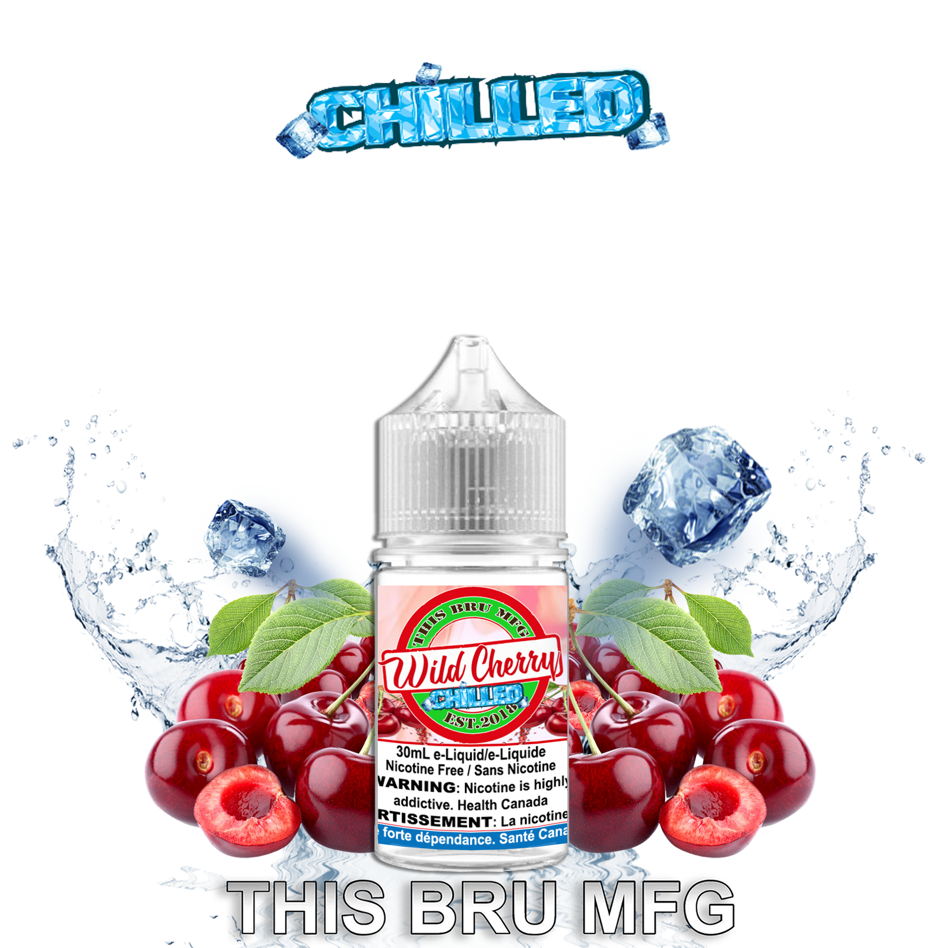 CUSTOM THIS BRU MFG - WILD CHERRY CHILLED 30ML