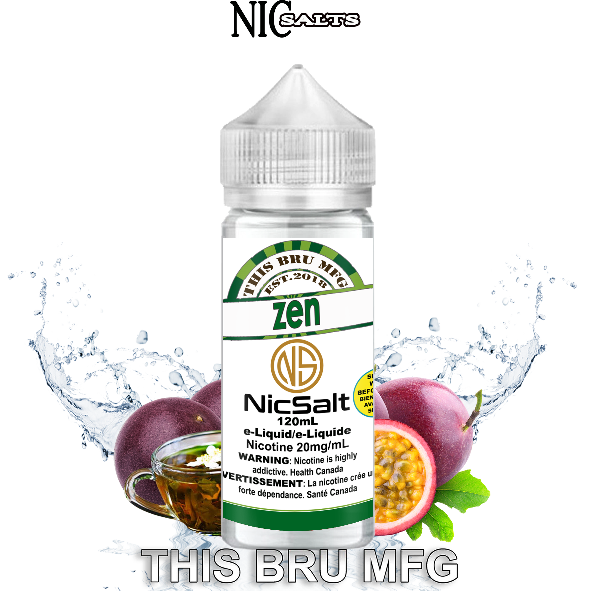 CUSTOM THIS BRU MFG SALT - ZEN 120ML