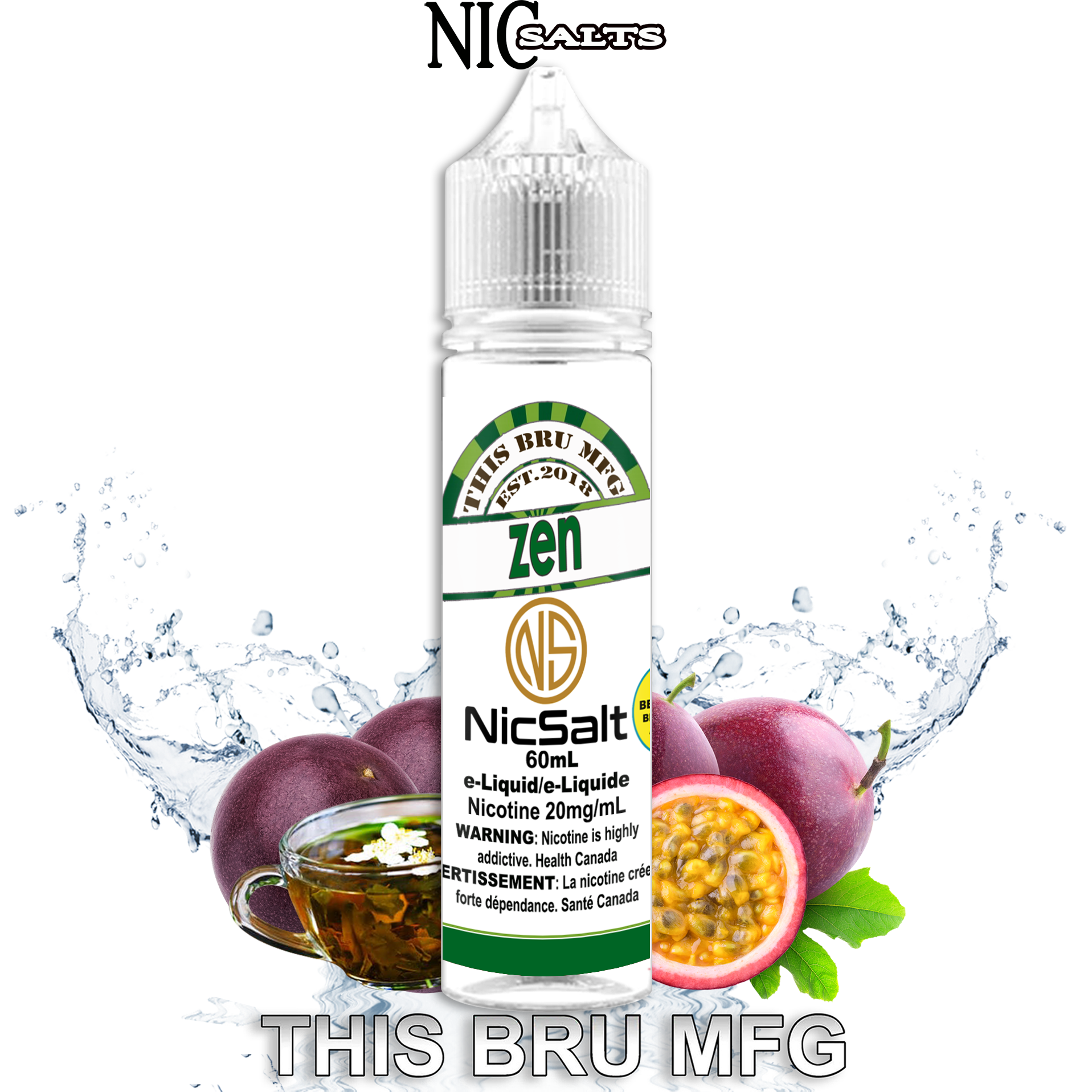 CUSTOM THIS BRU MFG SALT - ZEN 60ML