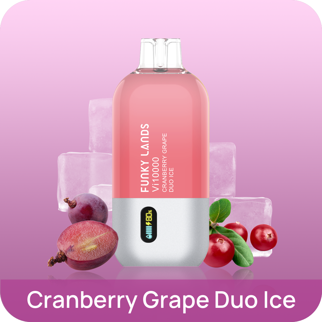 FUNKY LAND 10000 CRANBERRY GRAPE DUO ICE 20MG