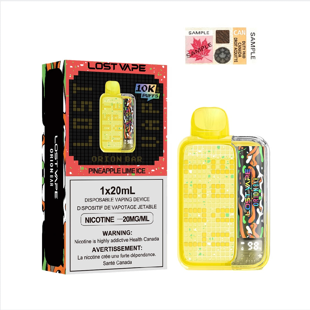 LOST VAPE ORION 10000 PINEAPPLE LIME ICE 20MG