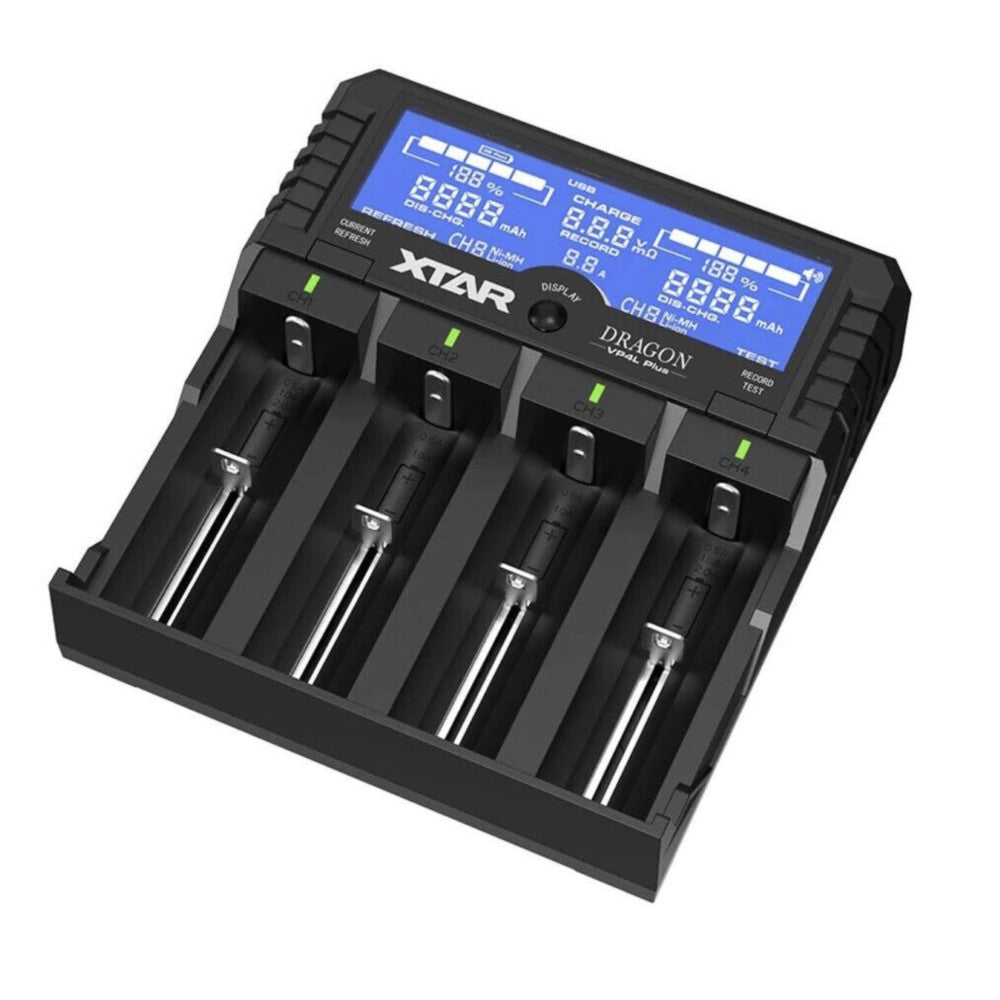 XTAR DRAGON VP4 PLUS BATTERY CHARGER 4BAY